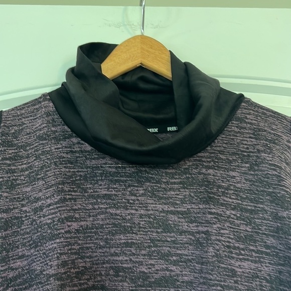 NWT! RBX Purple Cold Shoulder Long Sleeve Wicking Cowl Neck Size Medium - Picture 5 of 11